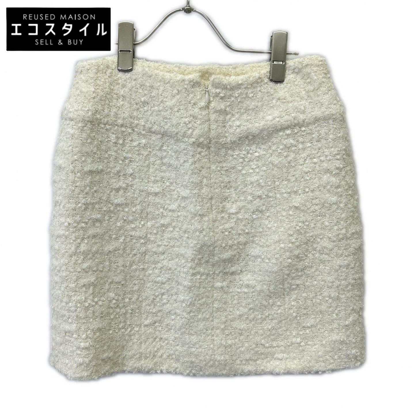 CHANEL P60353V45799 Tweed Front Pocket Skirt