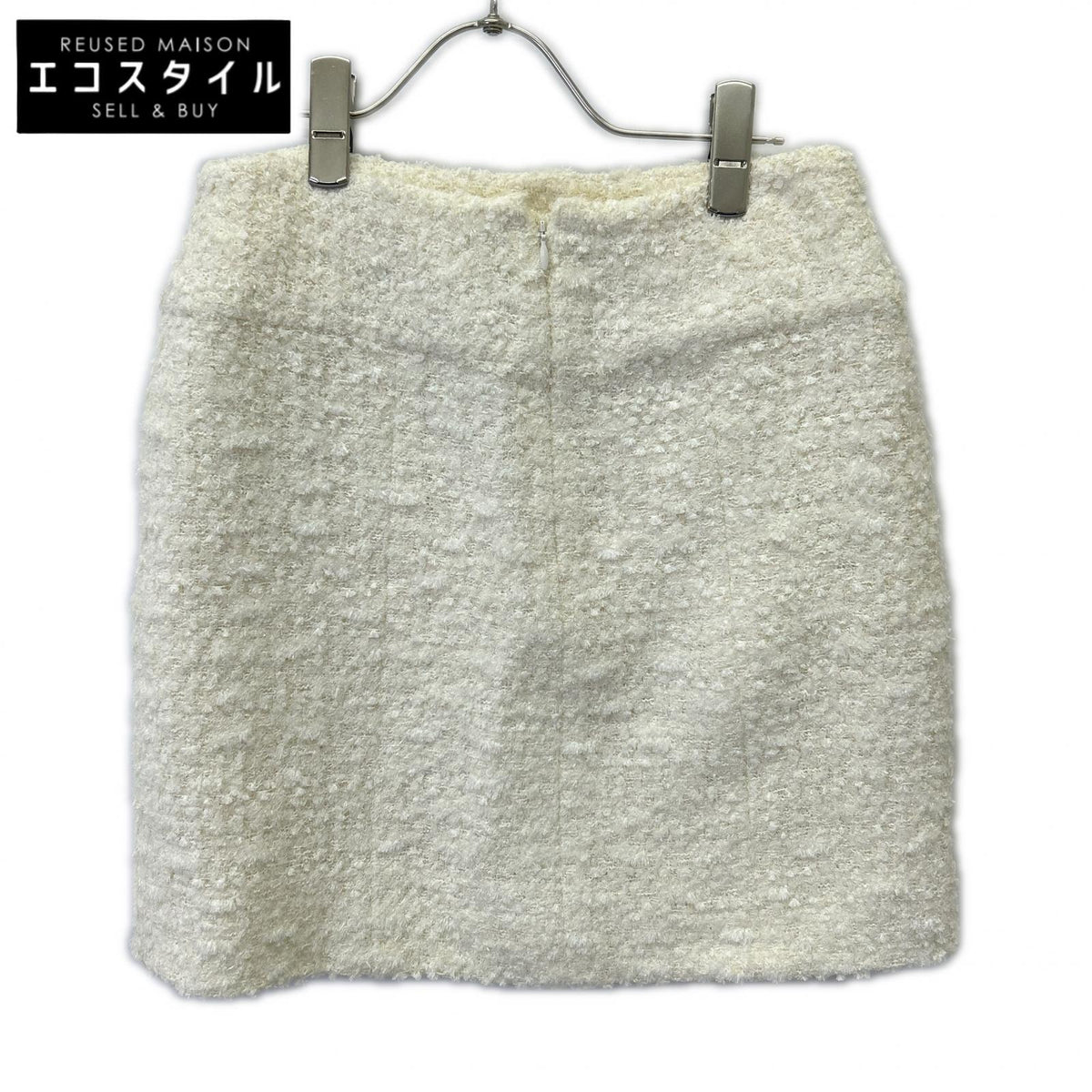 CHANEL シャネル P60353V45799 ツイード フロントポケット スカート