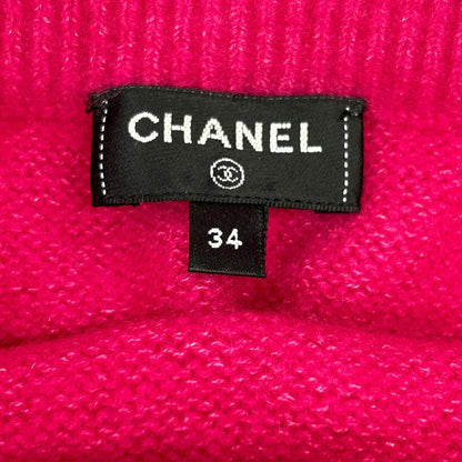 CHANEL 香奈儿 P73519K10525 羊毛×羊绒×真丝 Logo 双C标志纽扣针织半身裙