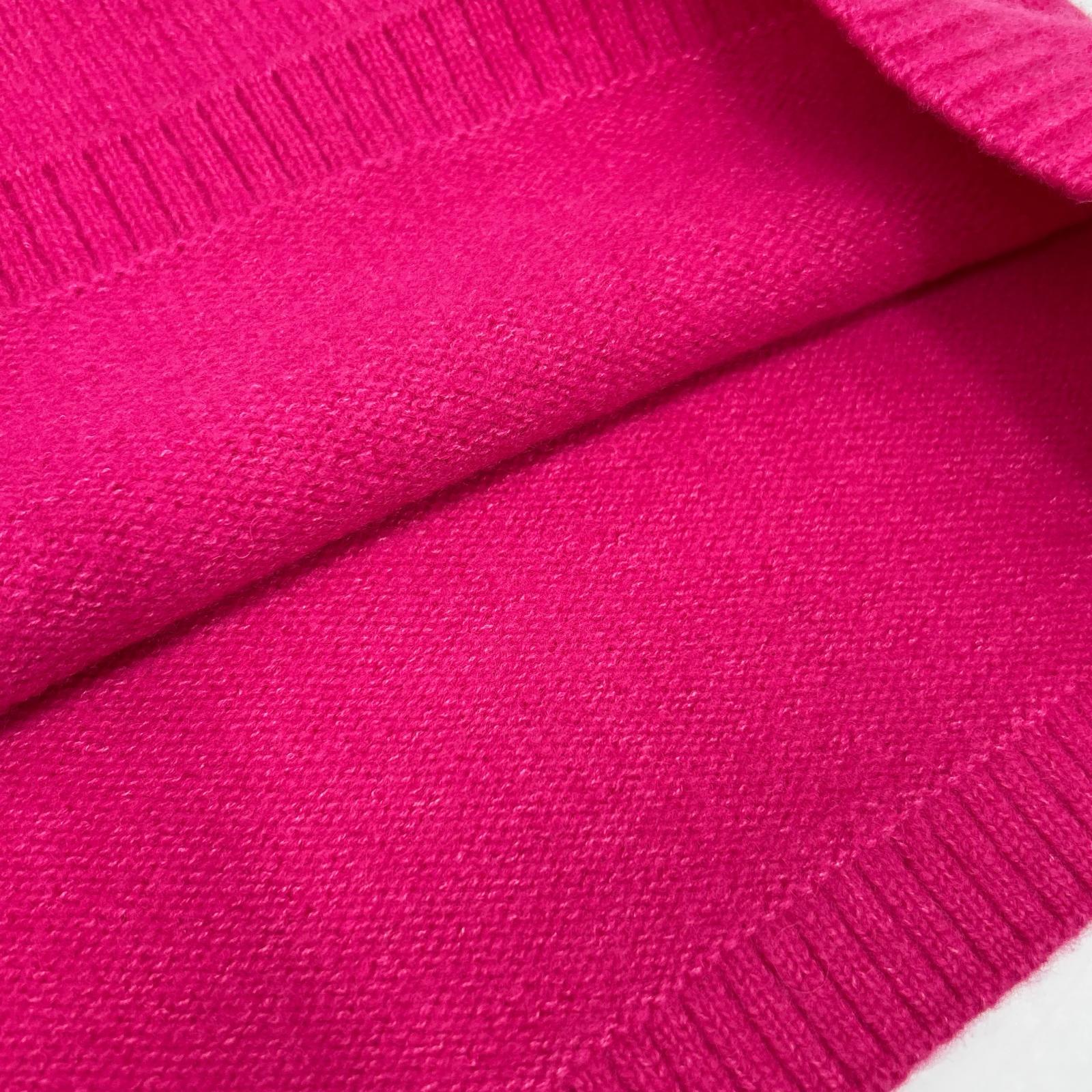 CHANEL P73519K10525 Wool x Cashmere x Silk Logo Coco Mark Button Knit Skirt