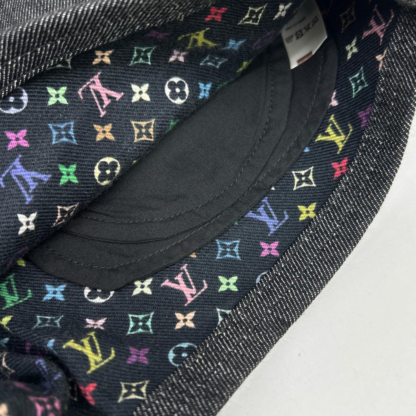 LOUIS VUITTON 路易威登 WOPA26DAZ 09SS 黑色 Monogram 内衬 牛仔短裤 下装