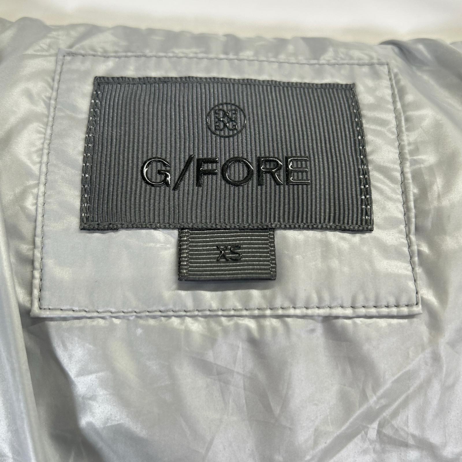 G/FORE ジーフォア グレー系 ジップアップ グースダウン 半袖 ダウン