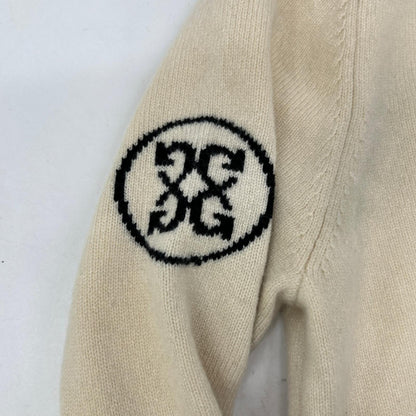 G/FORE ジーフォア Ivory Wool×Cashmere×Silk Logo Knit Top Tops