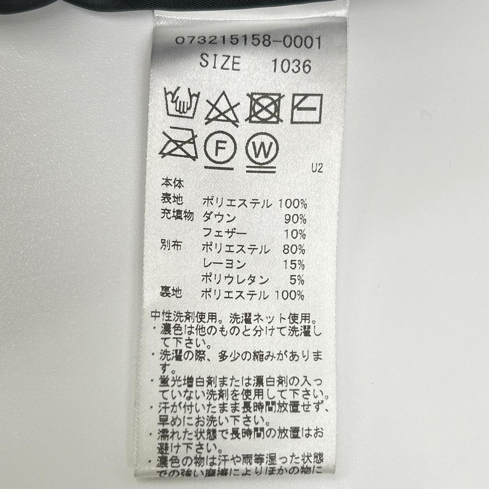 G/FORE 纪梵希 黑色×白色 品牌刺绣 拉链立领羽绒夹克