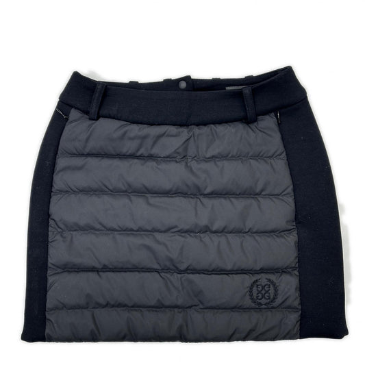 G/FORE Black Logo Embroidered Down Skirt