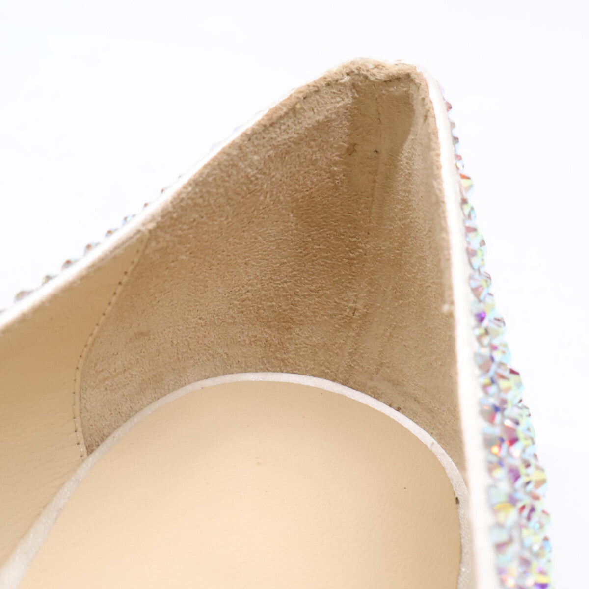 JIMMY CHOO ジミーチュウ 【新品同様】GEBEVI FLAT グリッター フラットシューズ シューズ