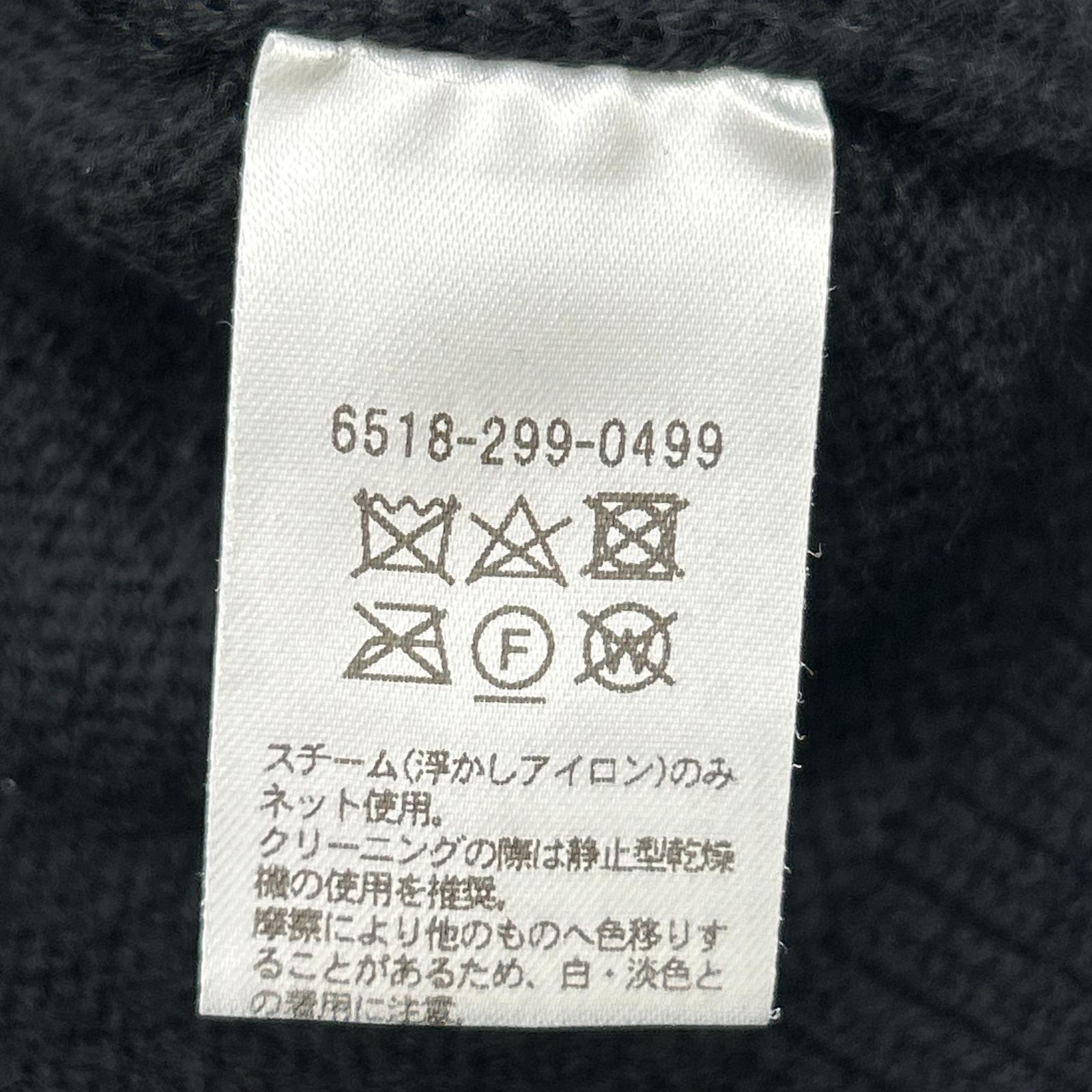 DRAWER ドゥロワー 6518-299-0499 ブラック 7Gフリンジ プルオーバー ノースリーブ ニット トップス