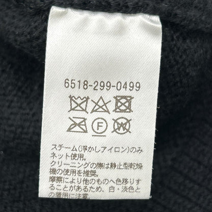 DRAWER ドゥロワー 6518-299-0499 ブラック 7Gフリンジ プルオーバー ノースリーブ ニット トップス