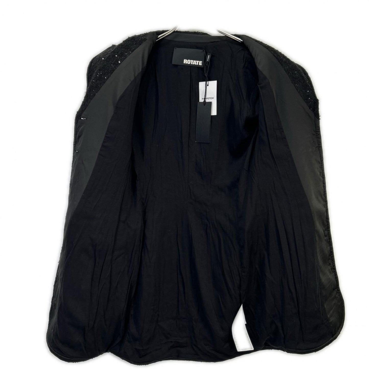 ROTATE ローテート Boucle Blazer Dress ブラック ブークルブレザードレス ワンピース