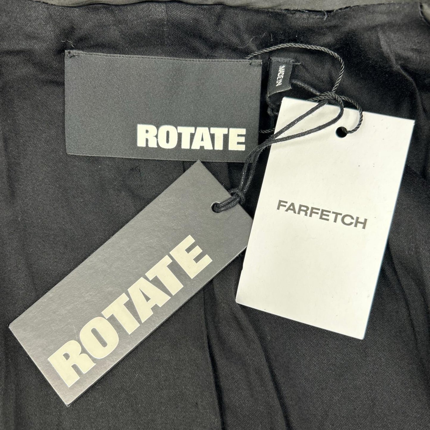 ROTATE ローテート Boucle Blazer Dress ブラック ブークルブレザードレス ワンピース
