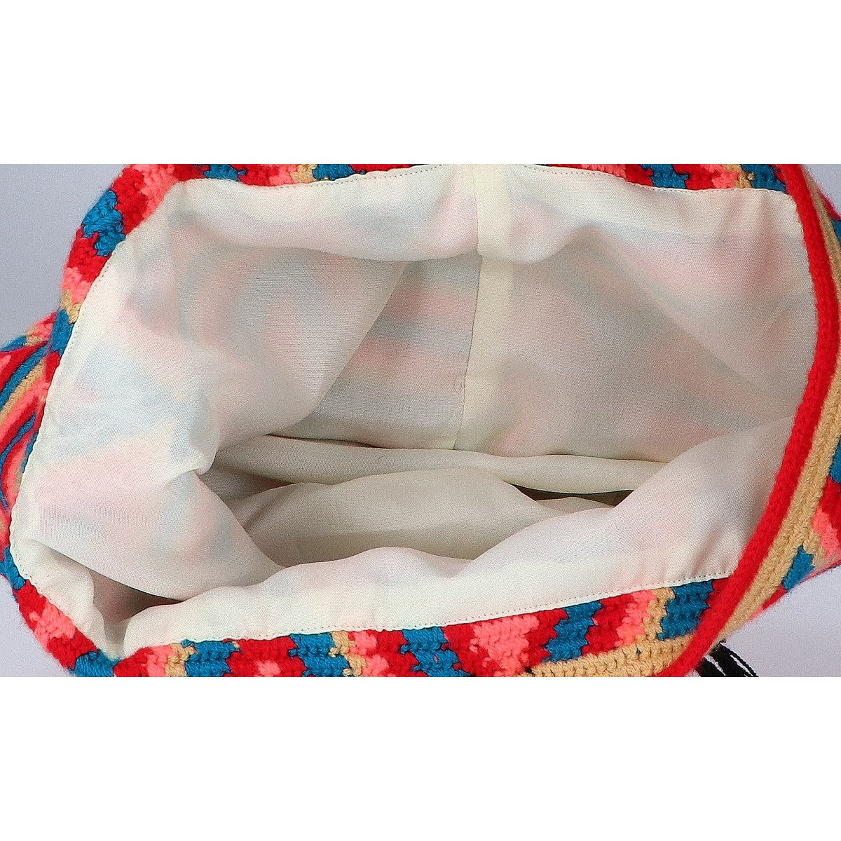 enlace エンラセ 【美品】フリンジ ワンハンドル ハンドバッグ