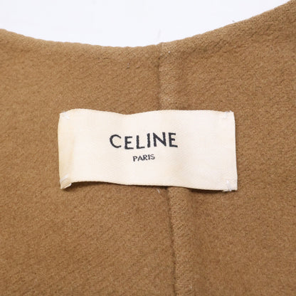 CELINE セリーヌ 【国内正規】2M6816700 カシミヤ100％ ベルト付 オープンフロント コート