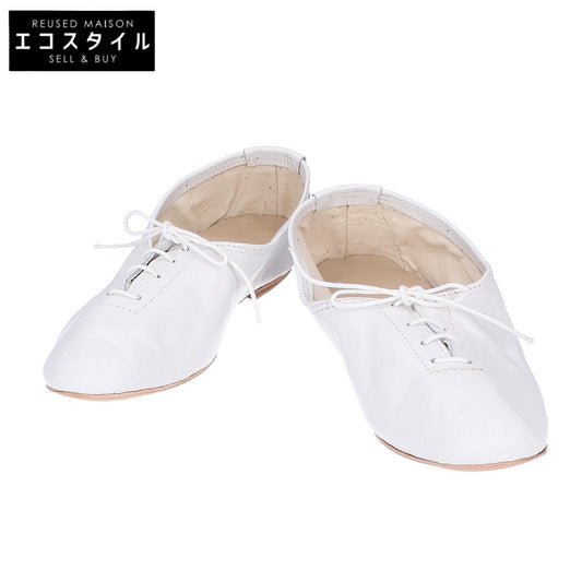 [As good as new] Leather lace-up ballet shoes, size 35, for women