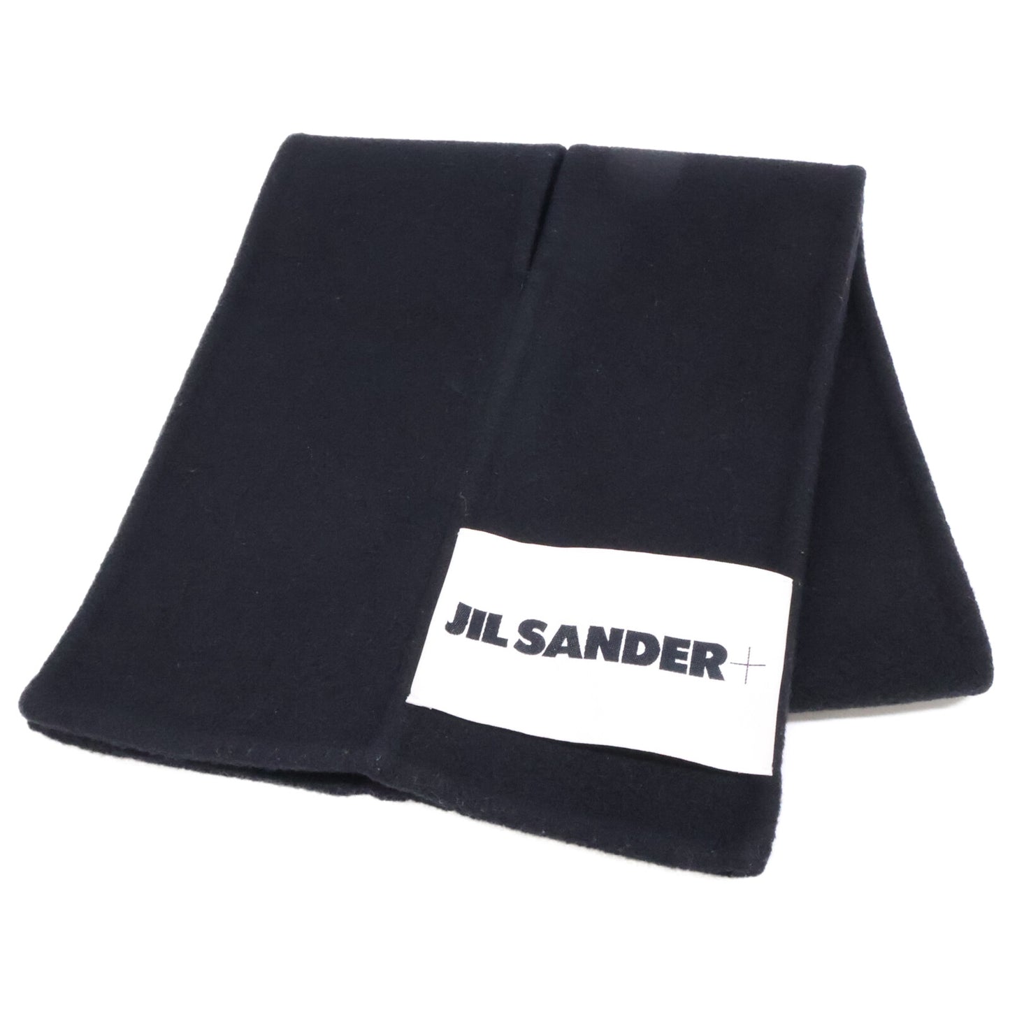 JIL SANDER+ 极简桑德+ 【美品/国内正品】J47TE0116 J40020 001 标志标签 羊毛围巾