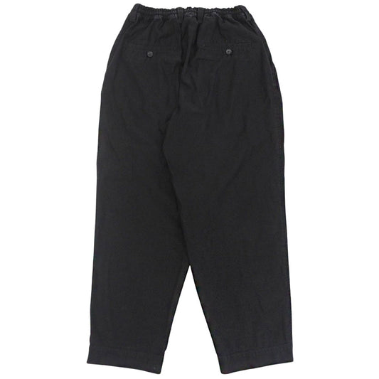 Men's Black Tucked Jogger Denim Bottoms 44