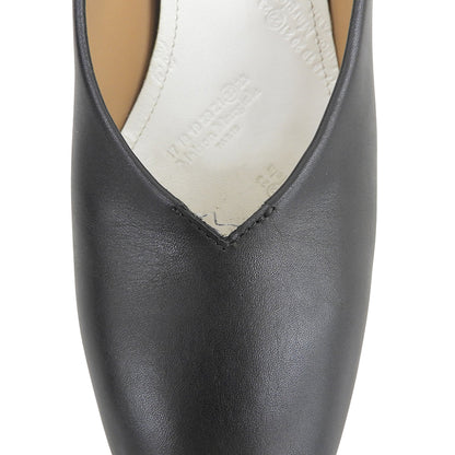 Maison Margiela 马吉拉 V口坡跟鞋 女士 黑色 36 58WL0059 鞋子