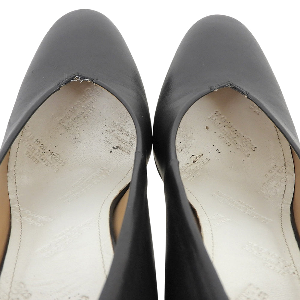 Maison Margiela 马吉拉 V口坡跟鞋 女士 黑色 36 58WL0059 鞋子