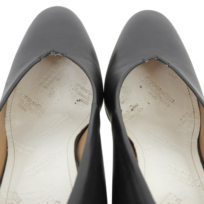 Maison Margiela 马吉拉 V口坡跟鞋 女士 黑色 36 58WL0059 鞋子
