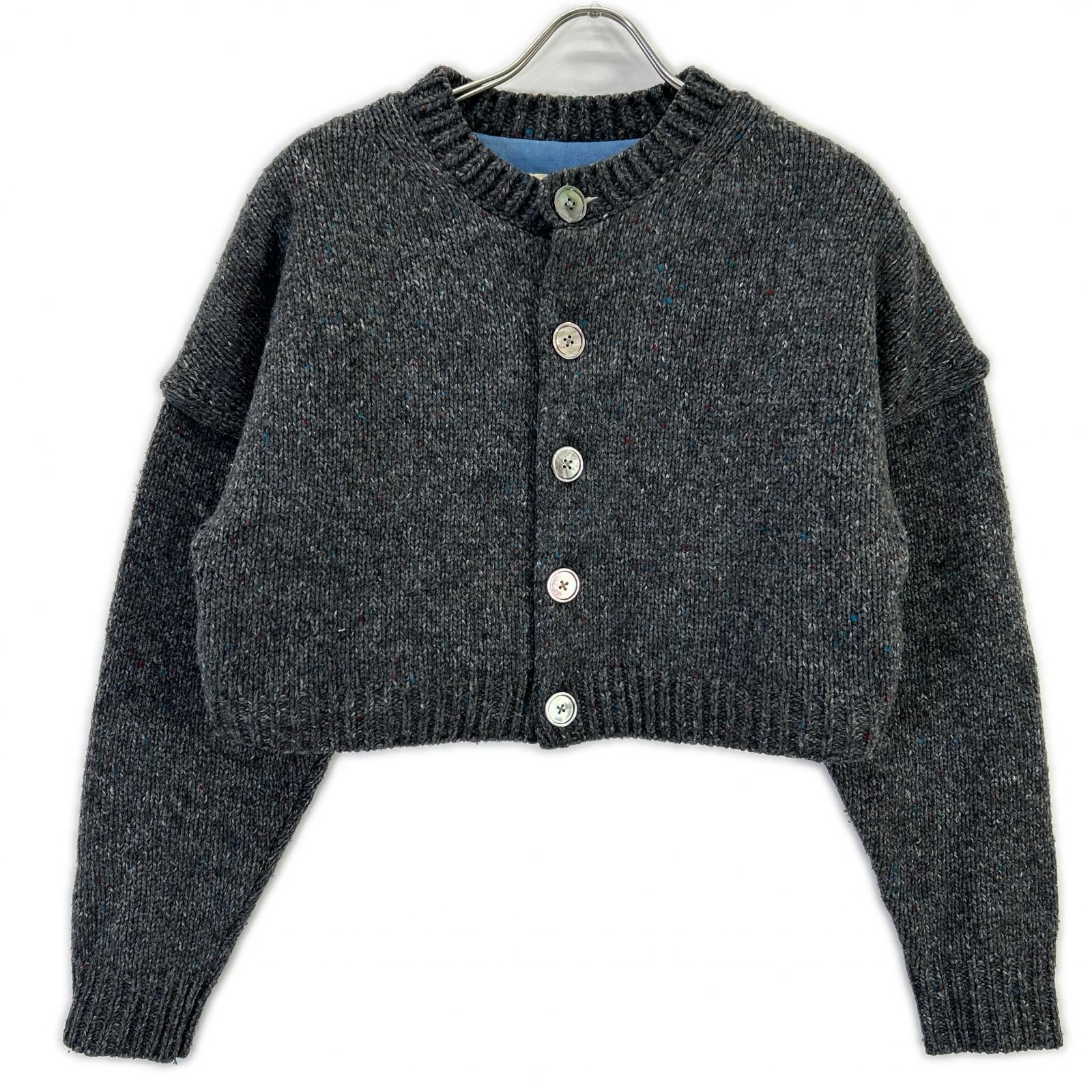 THE SHISHIKUI シシクイ C.GRAY ミックスカーディガン ジャケット
