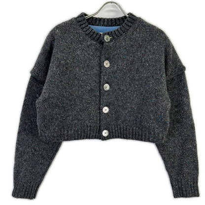 THE SHISHIKUI シシクイ C.GRAY ミックスカーディガン ジャケット