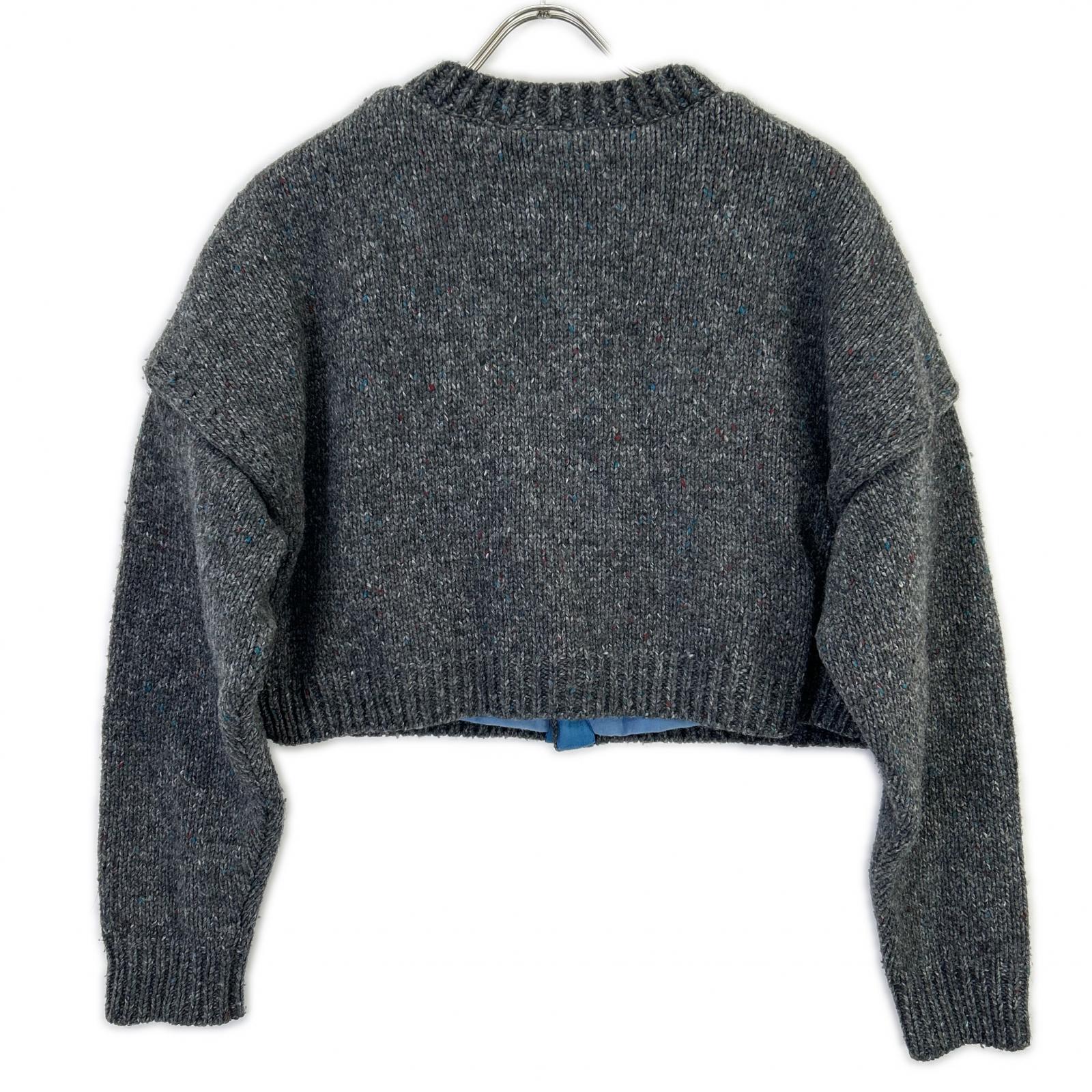 THE SHISHIKUI シシクイ C.GRAY ミックスカーディガン ジャケット