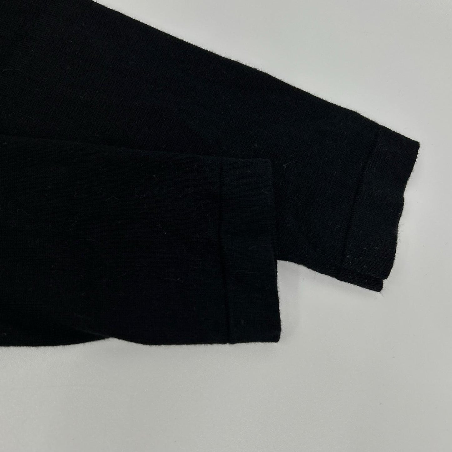 THE SHISHIKUI SHISHIKUI 1323 黑色 棉×羊绒 短款针织上衣