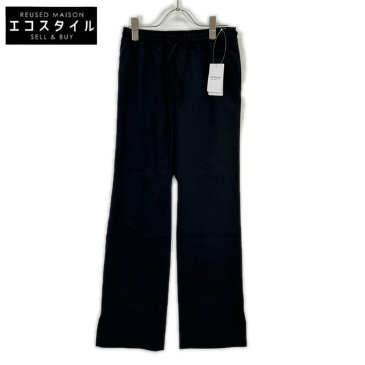 Spick&Span スピック＆スパン 22-030-200-2100 ブラック スリットパンツ ボトムス