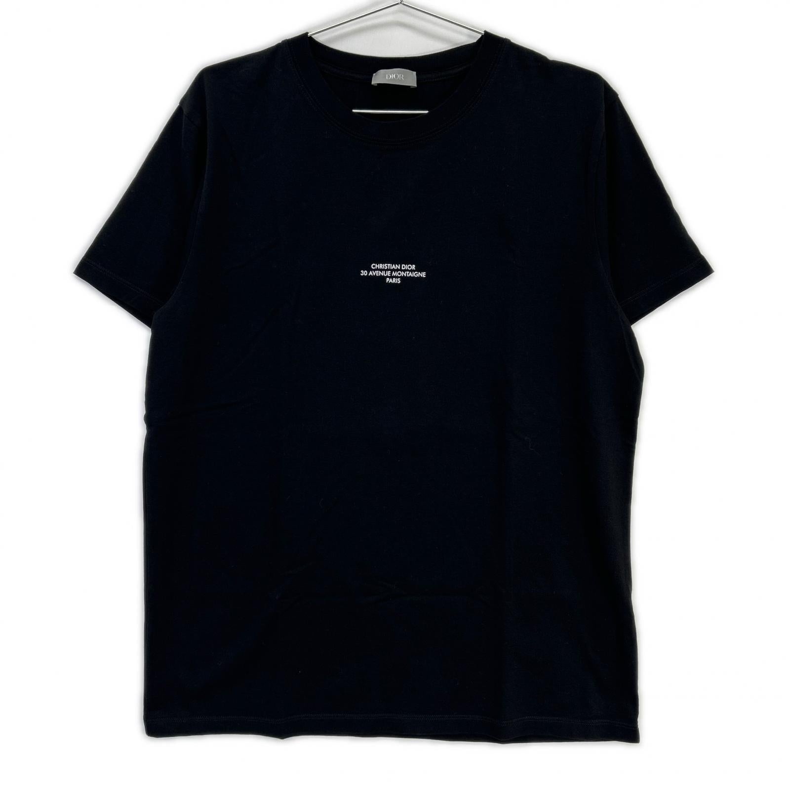 DIOR Dior 593J668D3018 Dior Montaigne Logo T-shirt Top