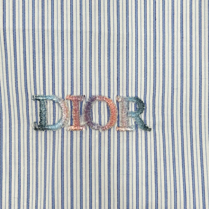 113C528C5026 ﾛｺﾞ刺繍 ｽﾄﾗｲﾌﾟ 袖切替ｼｬﾂ トップス 39 メンズ