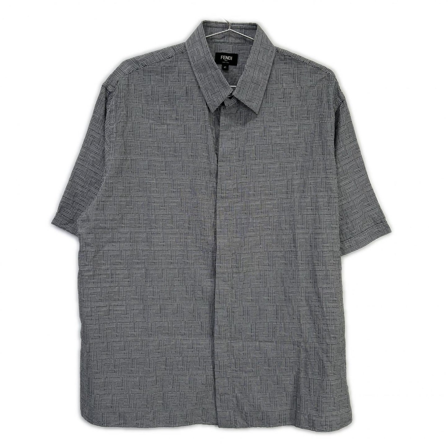 FENDI Fendi 22SS FS0795 All-Over Print Short Sleeve Shirt Top