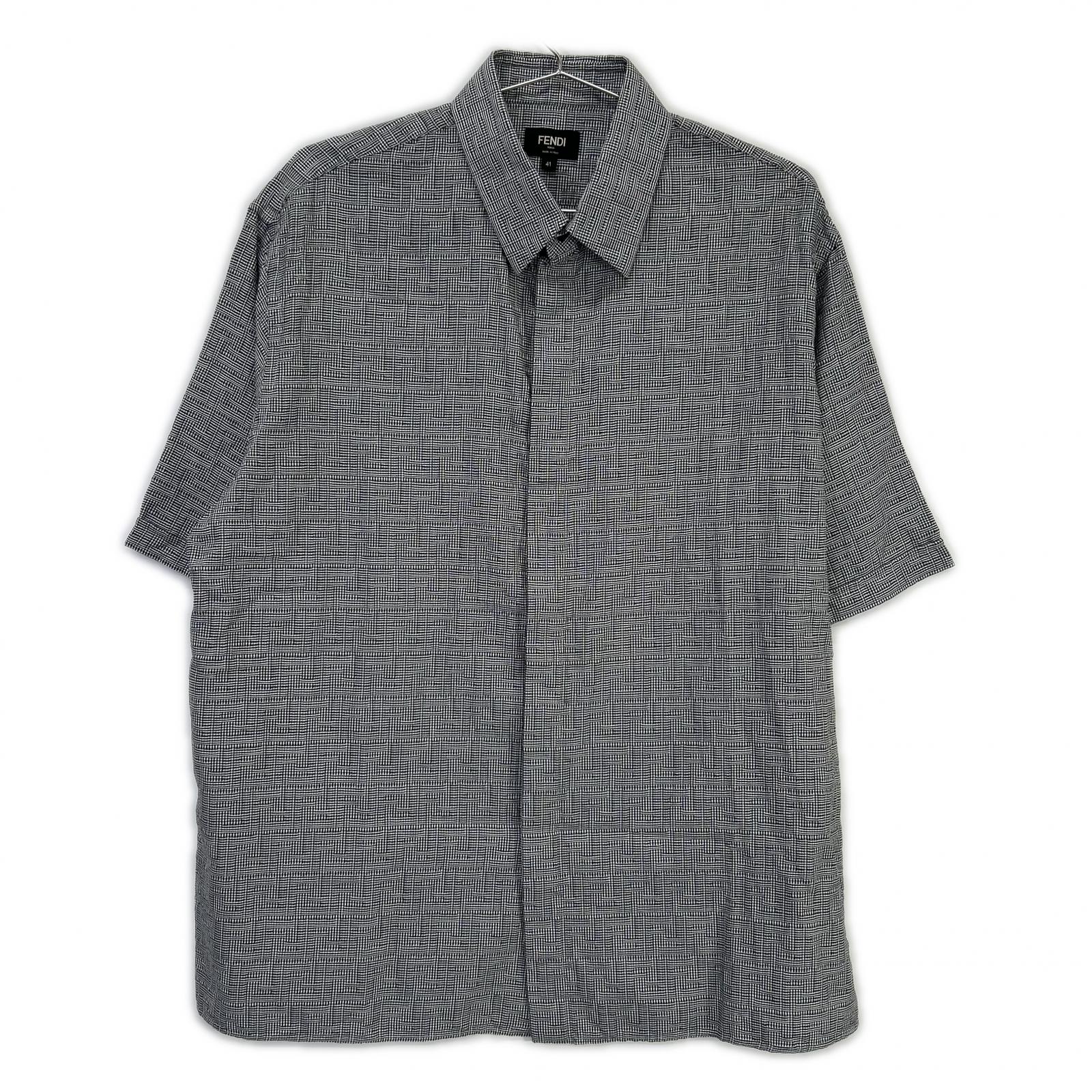 FENDI Fendi 22SS FS0795 All-Over Print Short Sleeve Shirt Top