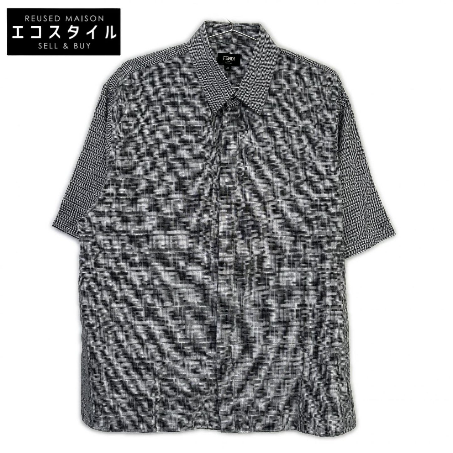 FENDI Fendi 22SS FS0795 All-Over Print Short Sleeve Shirt Top