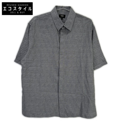 FENDI Fendi 22SS FS0795 All-Over Print Short Sleeve Shirt Top