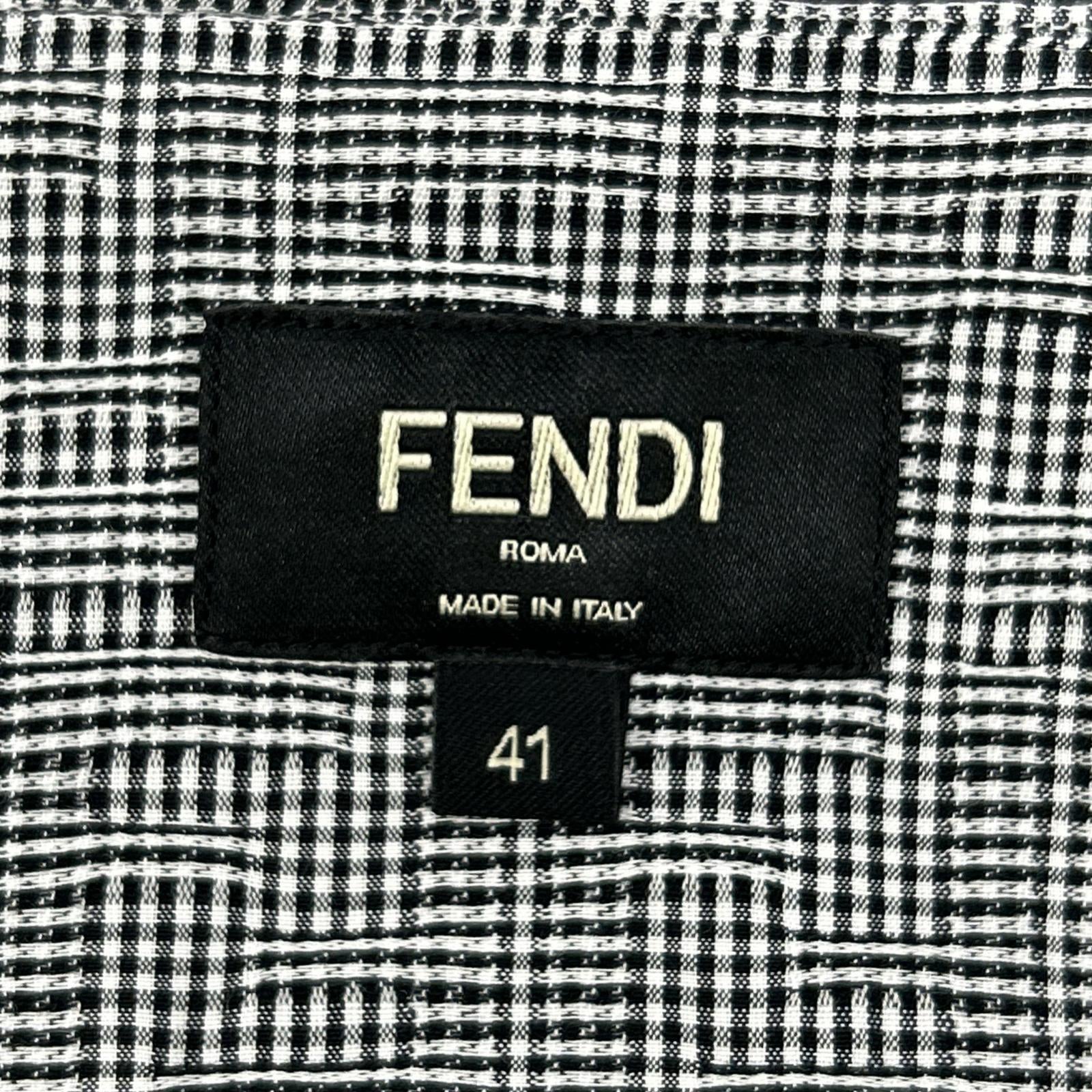 FENDI Fendi 22SS FS0795 All-Over Print Short Sleeve Shirt Top