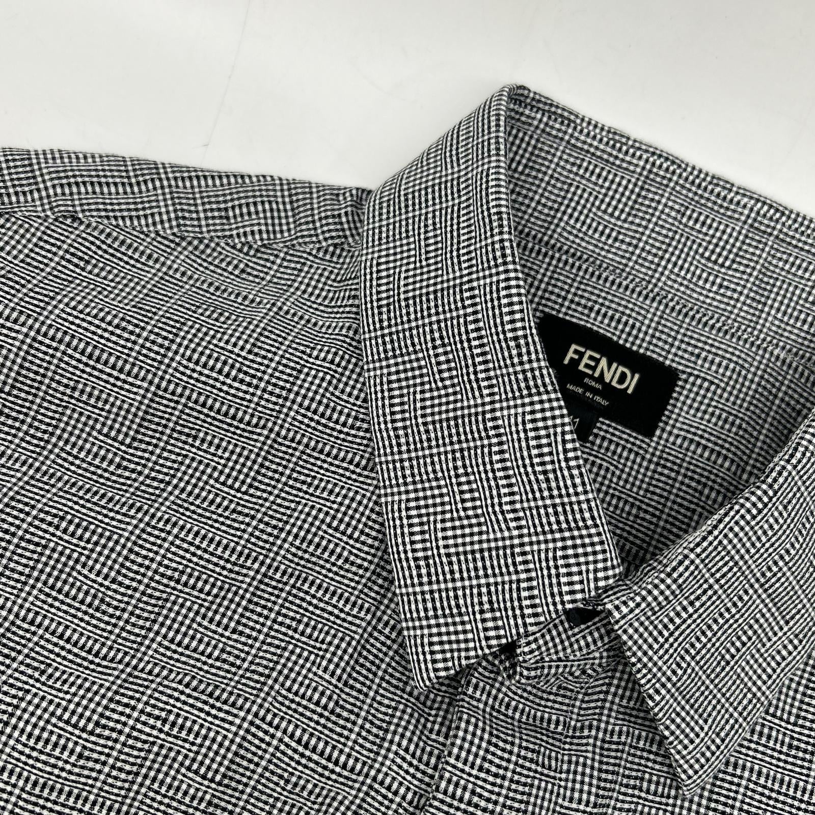 FENDI Fendi 22SS FS0795 All-Over Print Short Sleeve Shirt Top