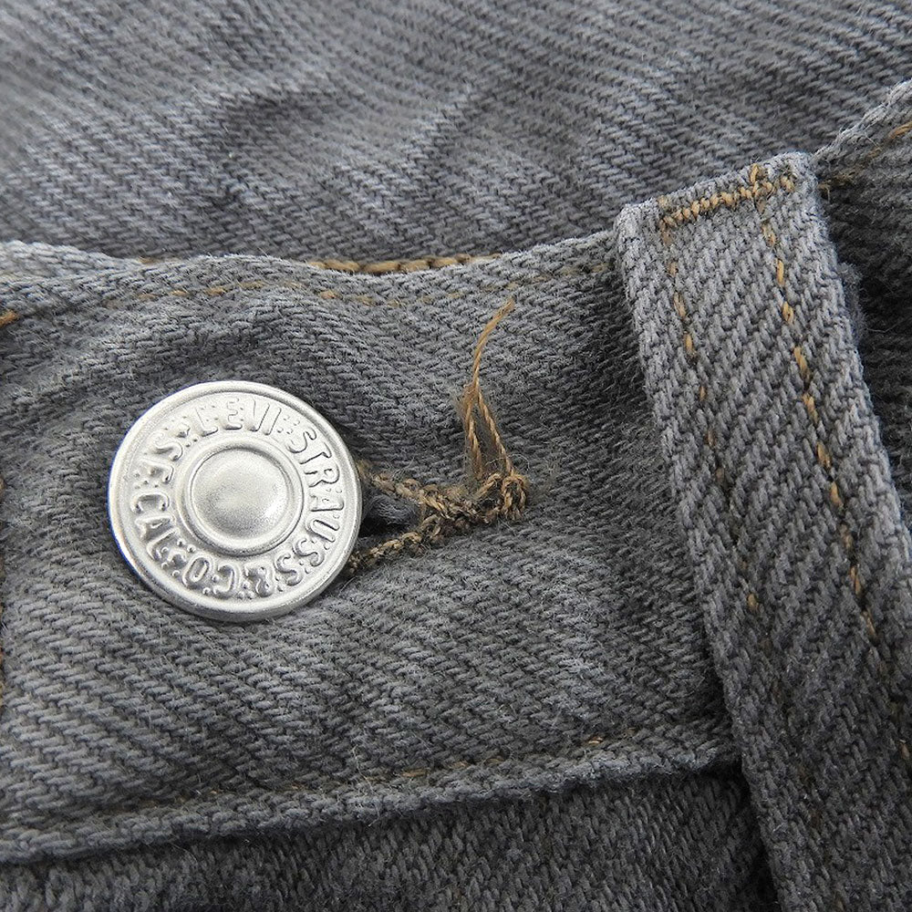 LEVI‘S リーバイス USA製 96年製 ボタン裏522 カラーデニムパンツ ボトムス メンズ グレー系 W31 L32 501-0613 ボトムス