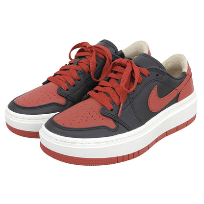 NIKE ナイキ 新品同様 WMNS AIR JORDAN 1 PLATFORM シューズ レディース ブラック×レッド 24cm DQ1823-006 シューズ