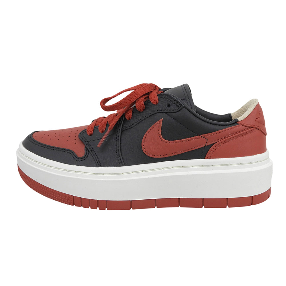 NIKE ナイキ 新品同様 WMNS AIR JORDAN 1 PLATFORM シューズ レディース ブラック×レッド 24cm DQ1823-006 シューズ