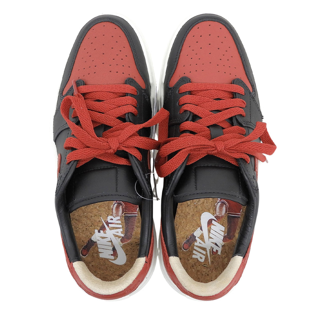 NIKE ナイキ 新品同様 WMNS AIR JORDAN 1 PLATFORM シューズ レディース ブラック×レッド 24cm DQ1823-006 シューズ