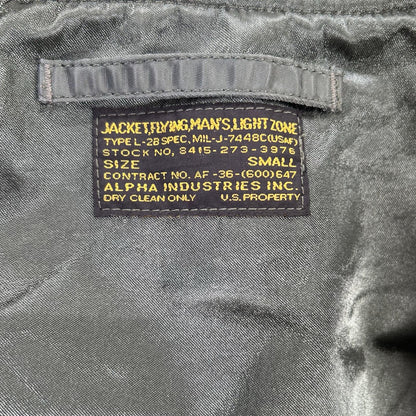 ALPHA INDUSTRIES アルファインダストリーズ TA0496-9059 VINTAGE US.SPEC L-2B フライトジャケット ジャケット