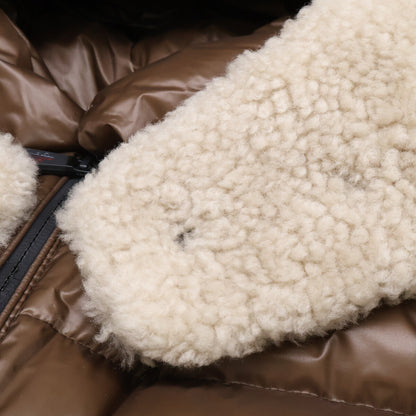 MONCLER 盟可睐 GRENOBLE 格勒诺布尔 BARRHORN 羊毛连帽羽绒服 夹克