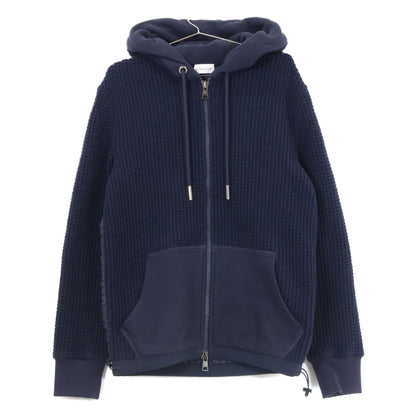 MONCLER モンクレール C20918413800 MAGLIA CARDIGAN ニット/ナイロン切替 中綿入り フーディジャケット ジャケット