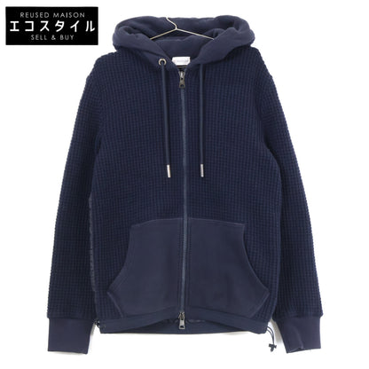 MONCLER モンクレール C20918413800 MAGLIA CARDIGAN ニット/ナイロン切替 中綿入り フーディジャケット ジャケット