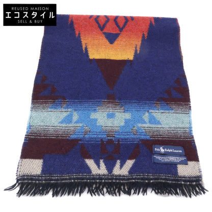 POLO RALPH LAUREN Made in Italy Native Pattern Wool Scarf
