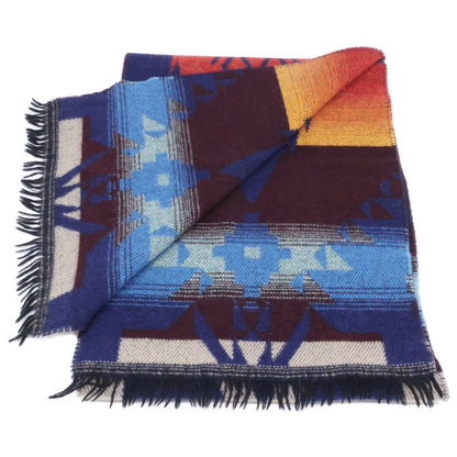 POLO RALPH LAUREN Made in Italy Native Pattern Wool Scarf