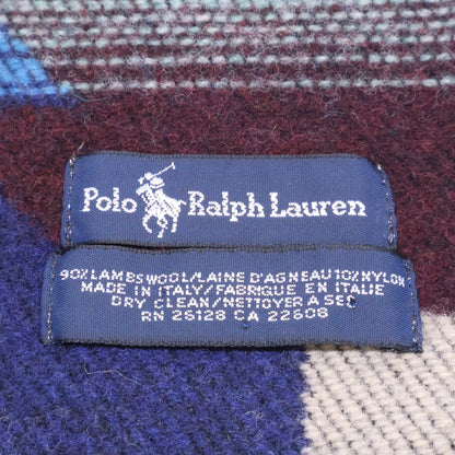 POLO RALPH LAUREN Made in Italy Native Pattern Wool Scarf