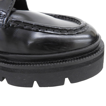 AMI PARIS アミパリス 美品 ダブルストラップ レースアップ ブーツ シューズ メンズ ブラック 44 USV257.AL0071 シューズ