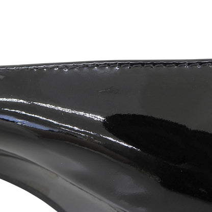 TOD'S トッズ 美品 ローウェッジソール パンプス パテント シューズ レディース ブラック 35.5 シューズ