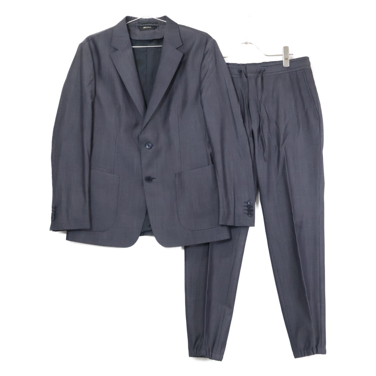 Zegna ゼニア 【美品】2NHYGW TECHMERINO Wash&Go ジャケット/イージーパンツ セットアップ スーツ セットアップ