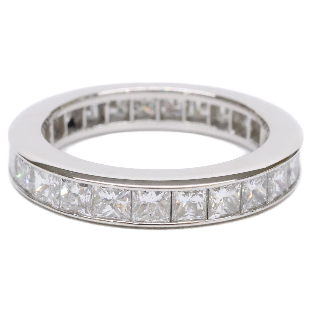 HARRY WINSTON ハリーウィンストン 仕上げ済み WBDPPCC10C10 PT950 ダイヤモンド プリンセスカット チャネルセット リング 指輪